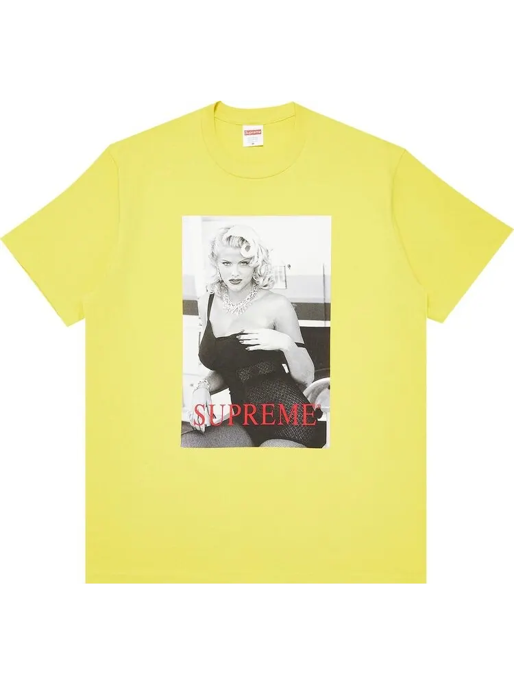 Футболка Supreme Anna Nicole Smith Tee 'Lemon' — изображение 1 из 3, желтый