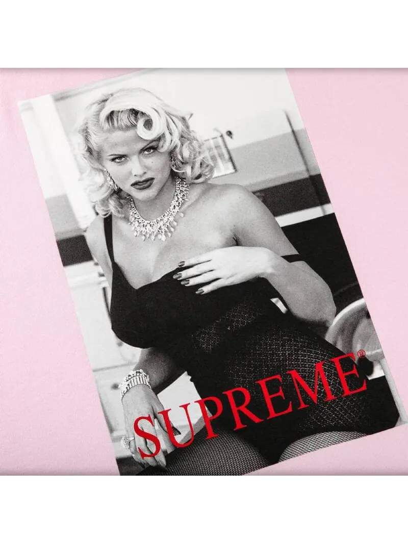 Футболка Supreme Anna Nicole Smith — изображение 2 из 2, розовый