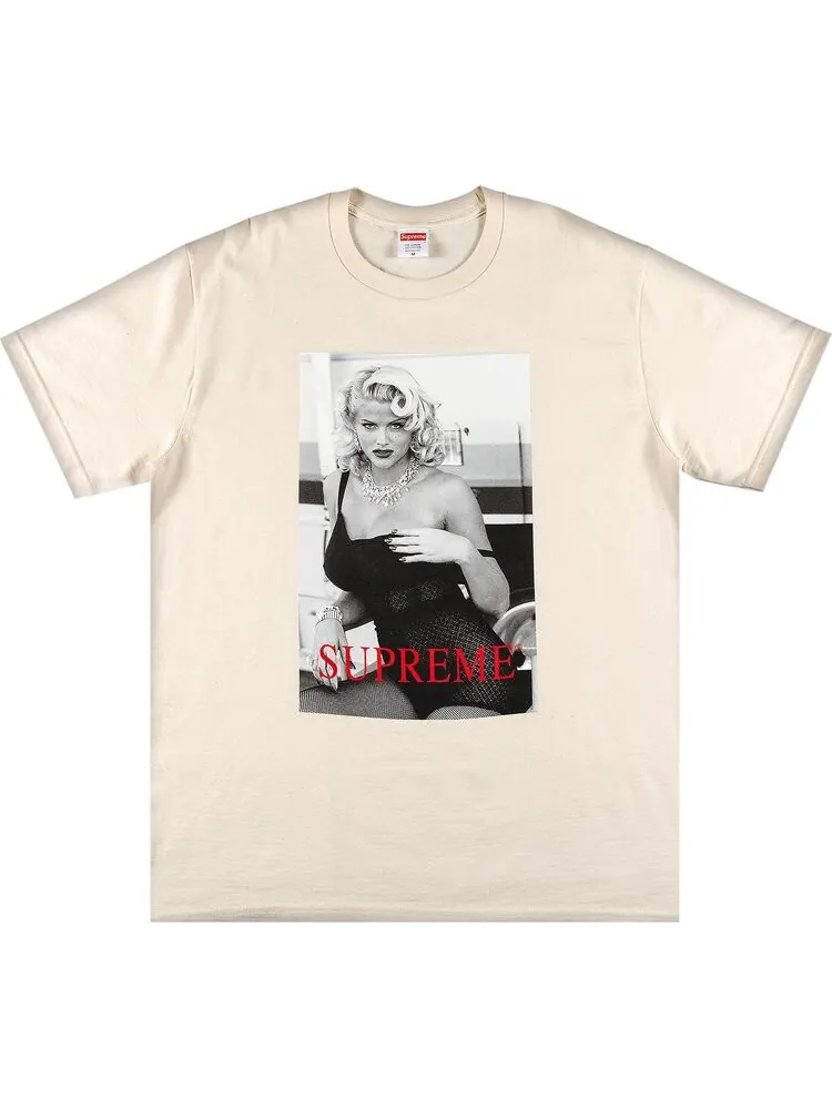 Футболка Supreme Anna Nicole Smith Tee 'Natural' — изображение 1 из 2, бежевый