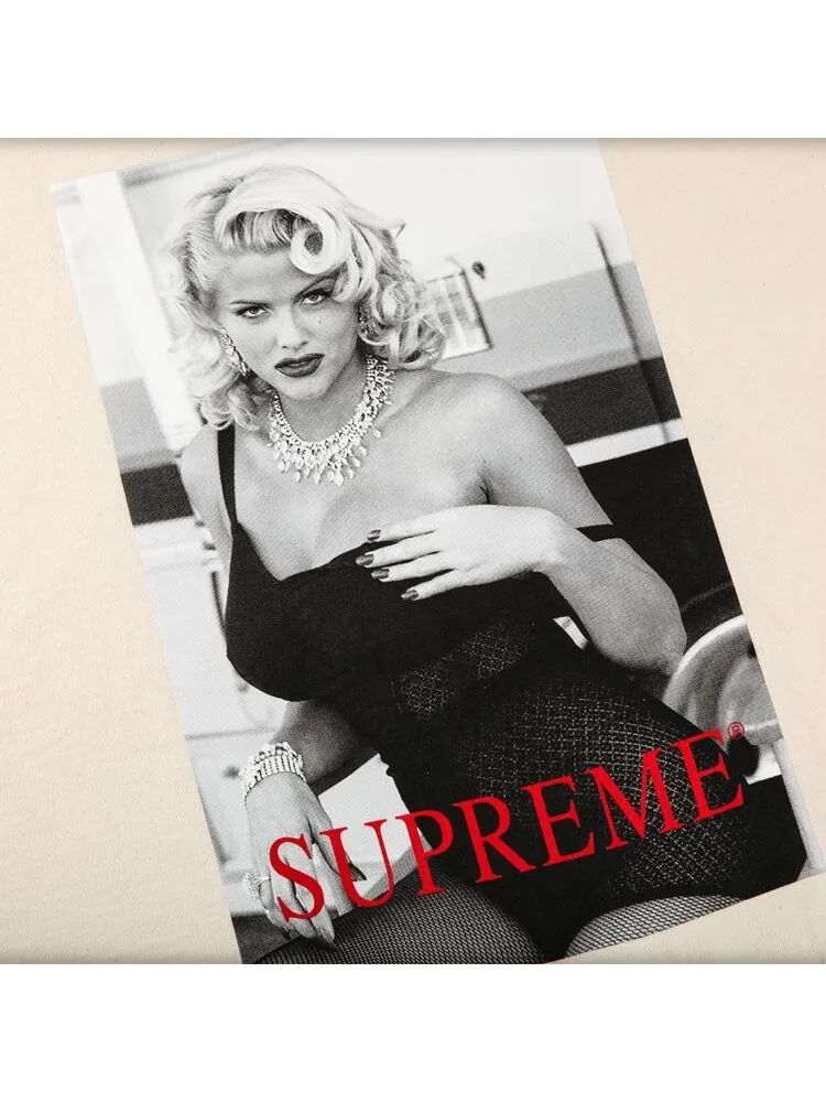 Футболка Supreme Anna Nicole Smith Tee 'Natural' — изображение 2 из 2, бежевый