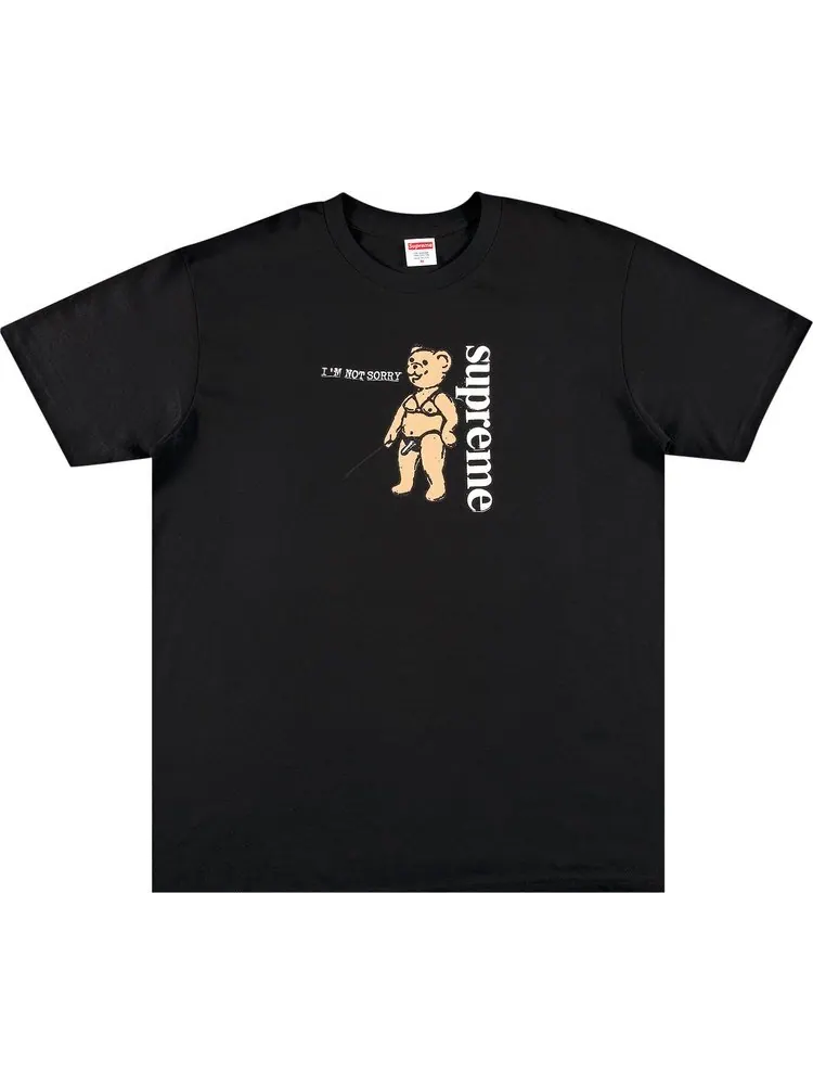 Футболка Supreme Not Sorry Tee 'Black' — изображение 1 из 2, черный