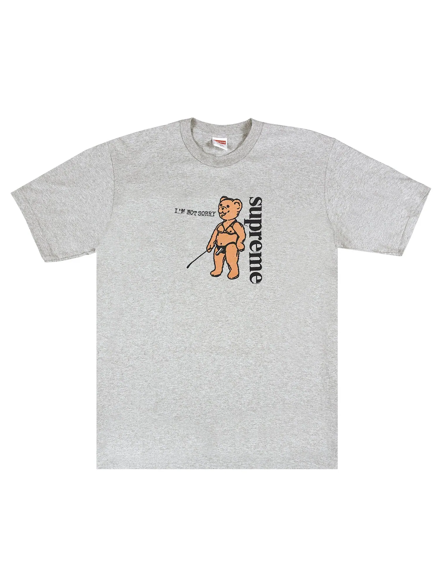 Футболка Supreme Not Sorry — изображение 1 из 1, серый