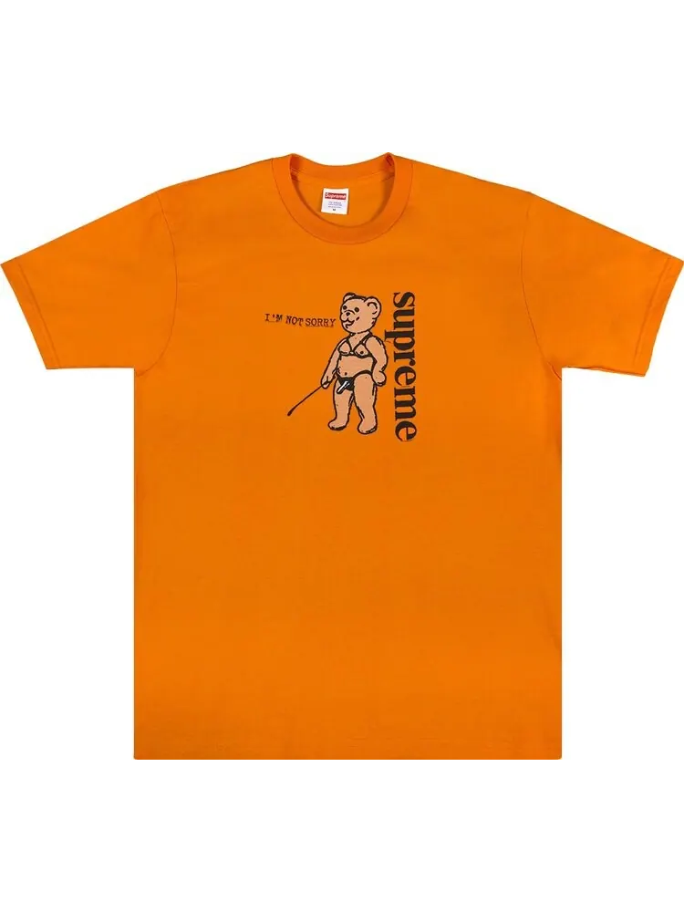 Футболка Supreme Not Sorry Tee 'Orange' — изображение 1 из 1, оранжевый