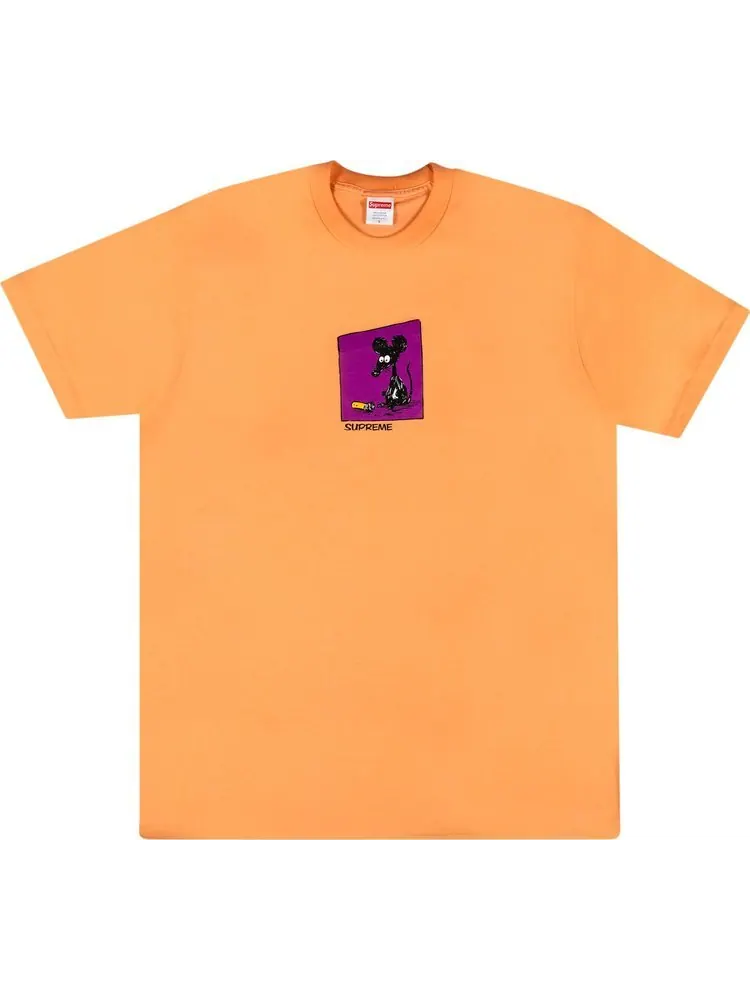 Футболка Supreme Mouse Tee 'Peach' — изображение 1 из 2, оранжевый