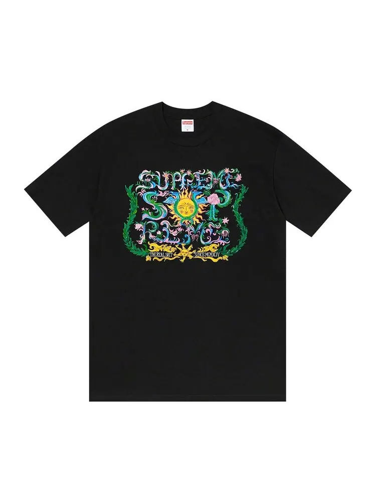 Футболка Supreme Crest Tee Black — изображение 1 из 1, черный