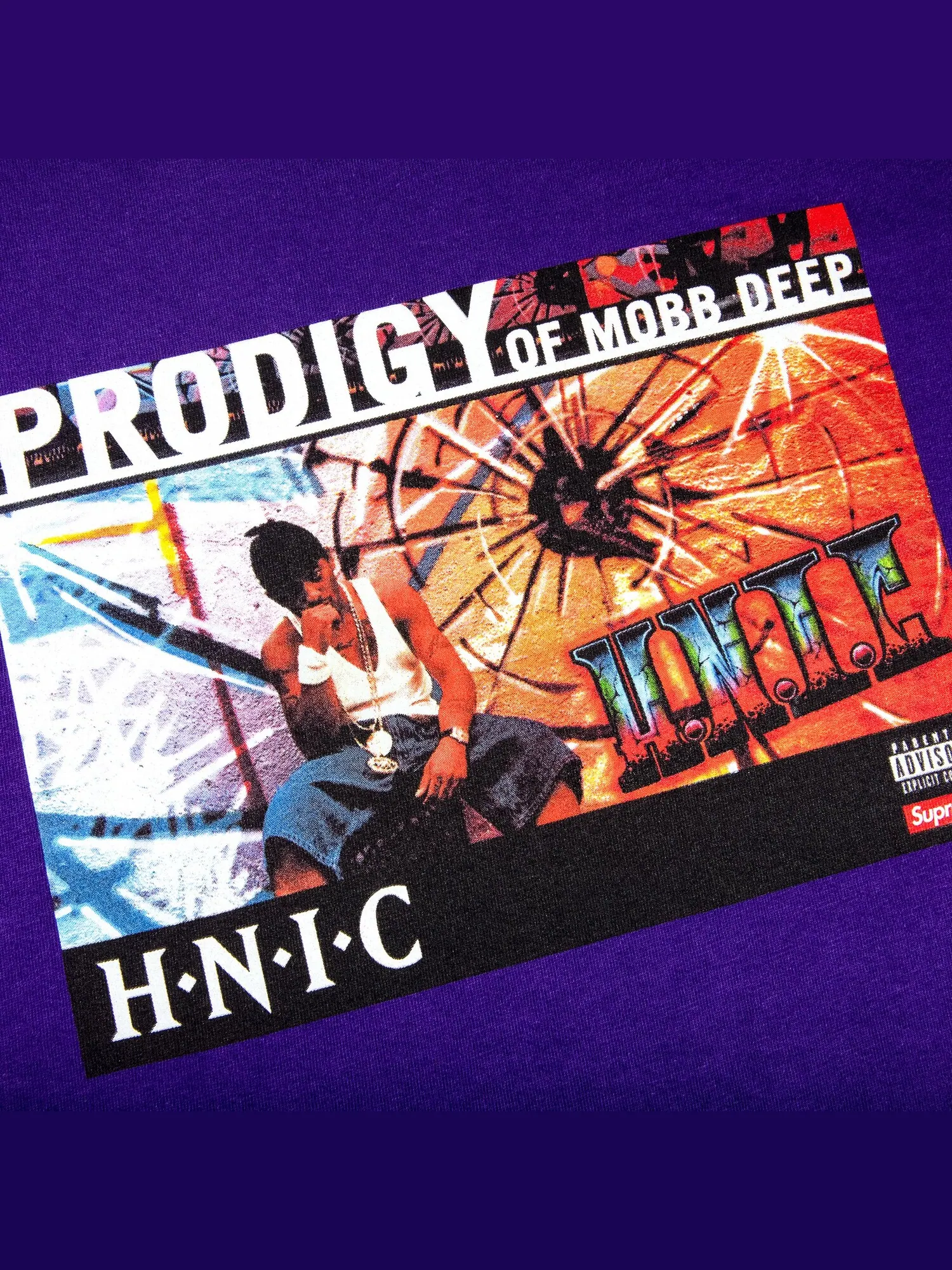 Футболка Supreme HNIC Фиолетовый — изображение 2 из 2