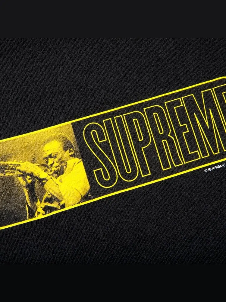Футболка Supreme Miles Davis Tee 'Black' — изображение 2 из 2, черный