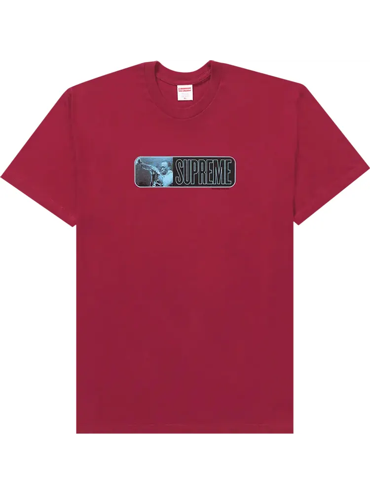Футболка Supreme Miles Davis Tee 'Cardinal' — изображение 1 из 1, красный