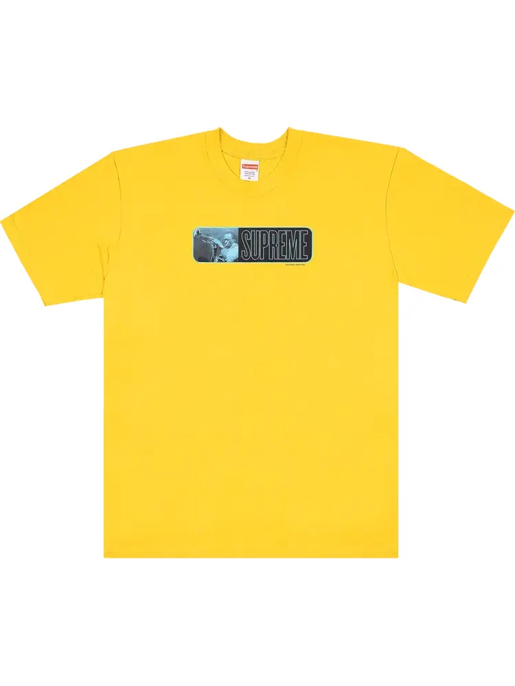 Футболка Supreme Miles Davis Tee 'Lemon' — изображение 1 из 1, желтый
