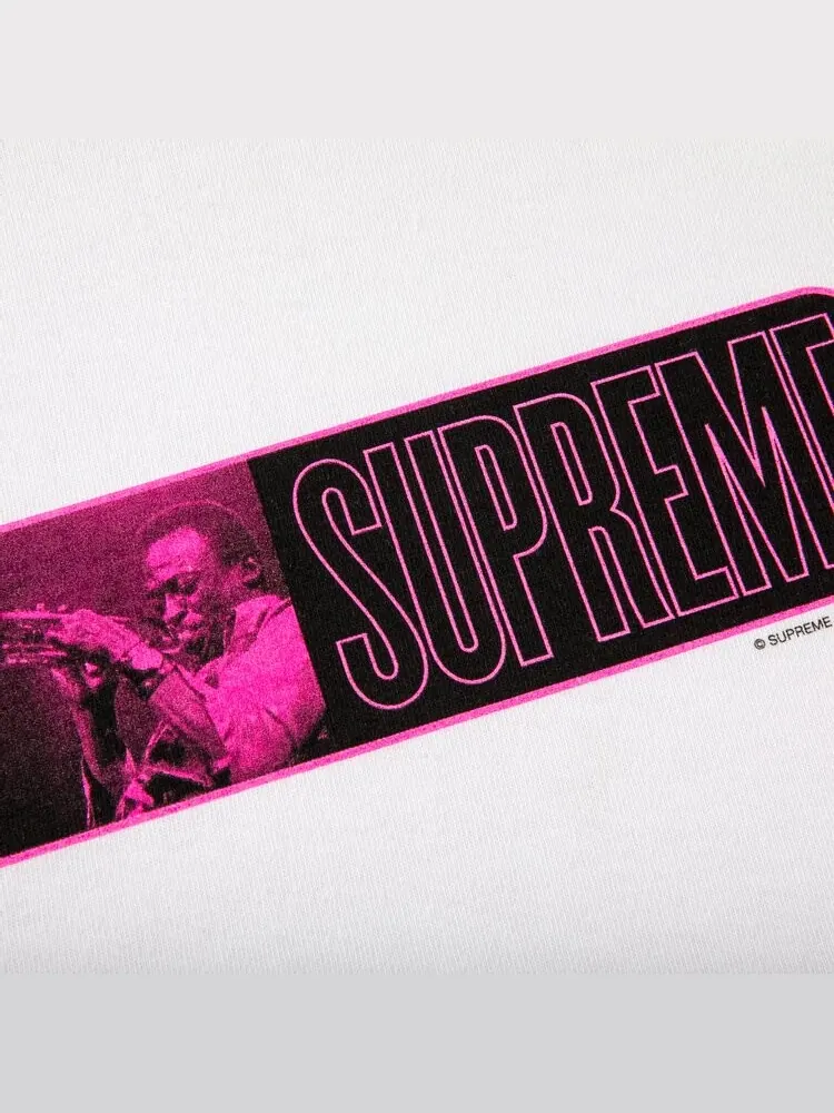 Футболка Supreme Miles Davis Tee 'White' — изображение 2 из 2, белый