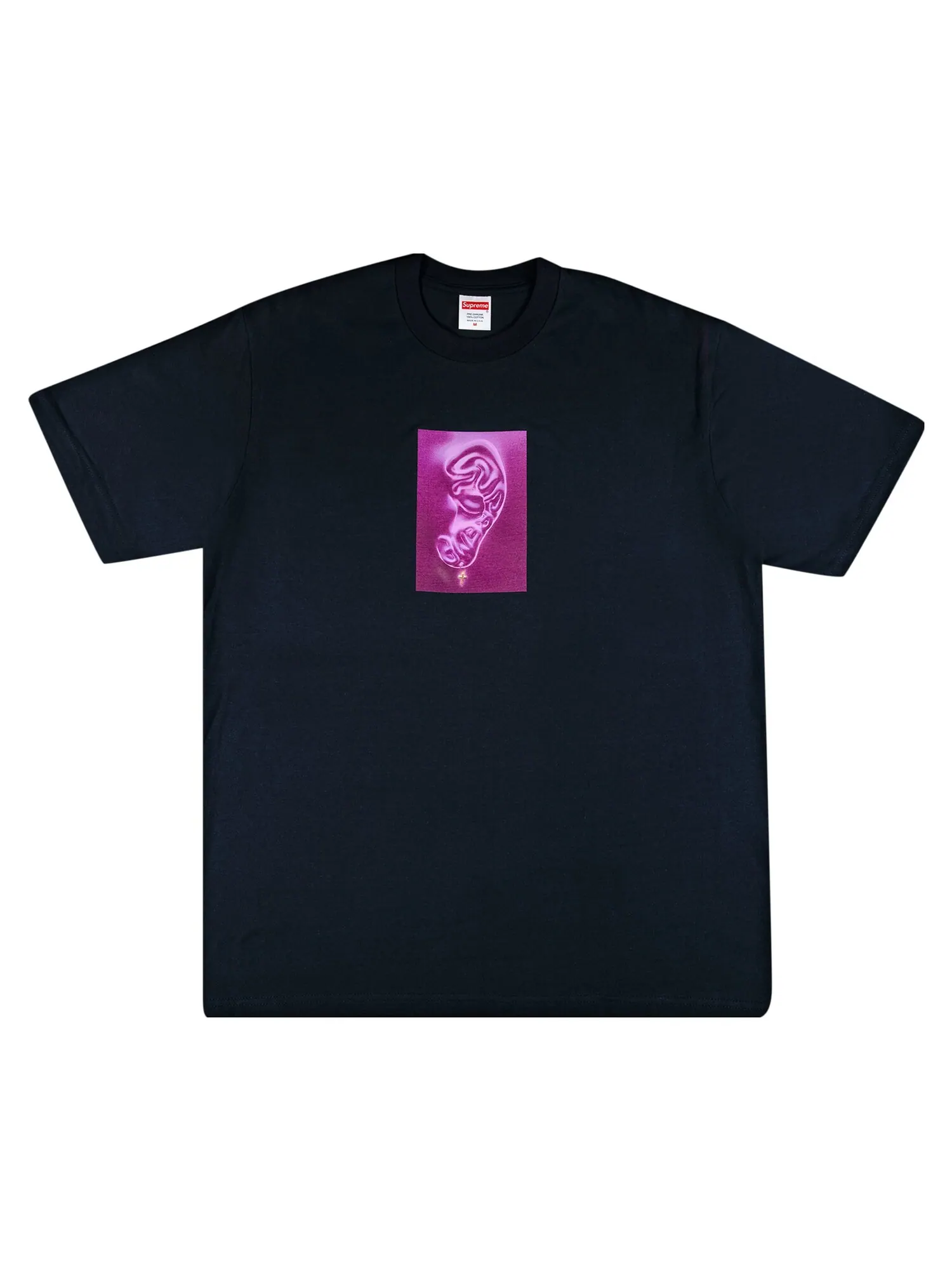 Футболка Supreme темно-синяя — изображение 1 из 2