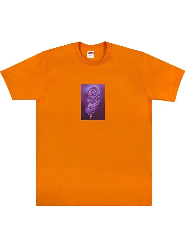 Футболка Supreme Ear Tee 'Orange' — изображение 1 из 1, оранжевый