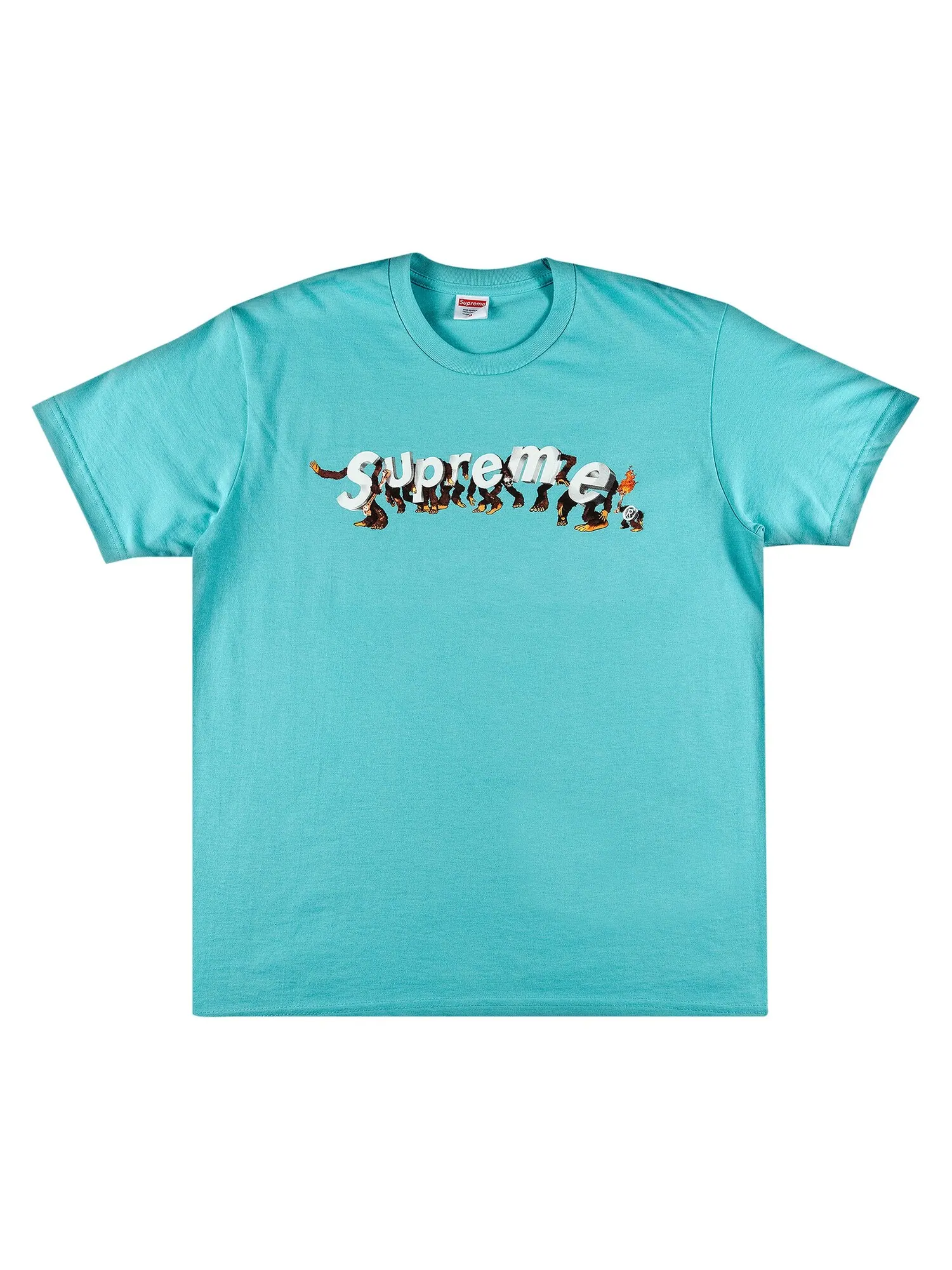 Футболка Supreme Apes Светло-бирюзовый — изображение 1 из 2
