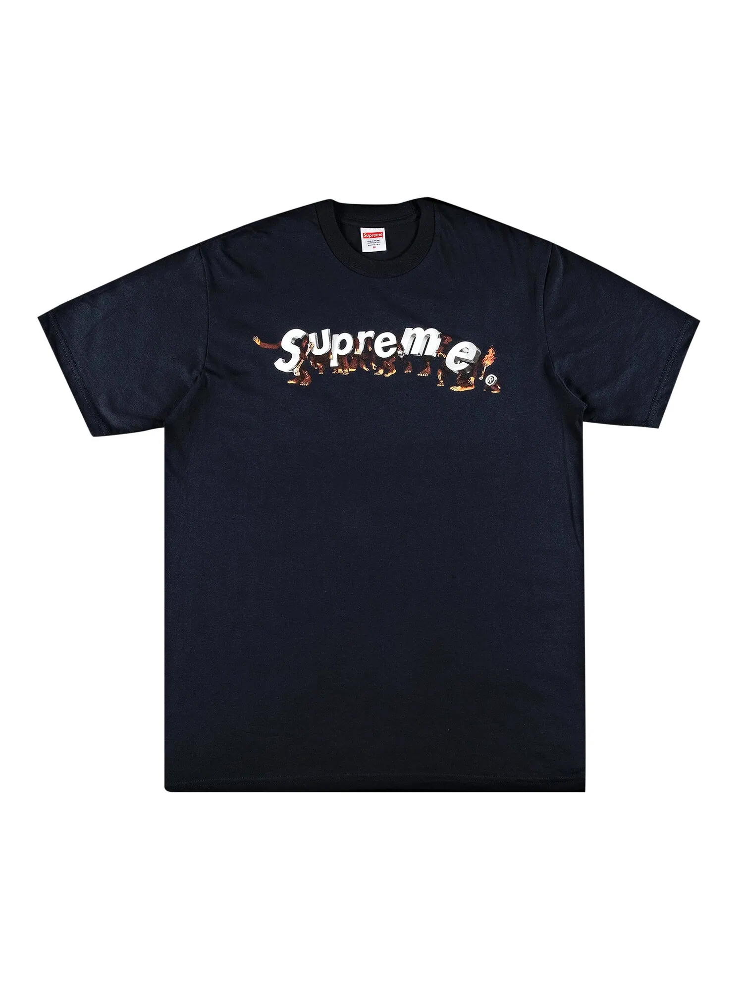 Футболка Supreme Apes темно-синего цвета — изображение 1 из 2