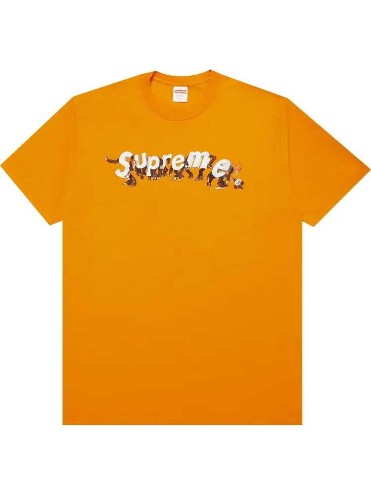 Футболка Supreme Apes Tee 'Orange' — изображение 1 из 3, оранжевый