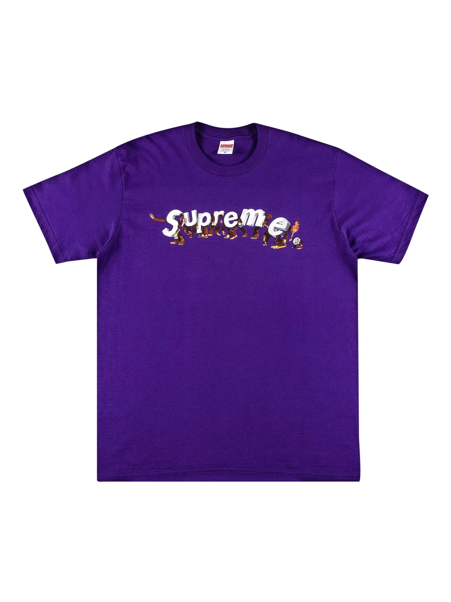 Футболка Supreme Apes Фиолетовая — изображение 1 из 2