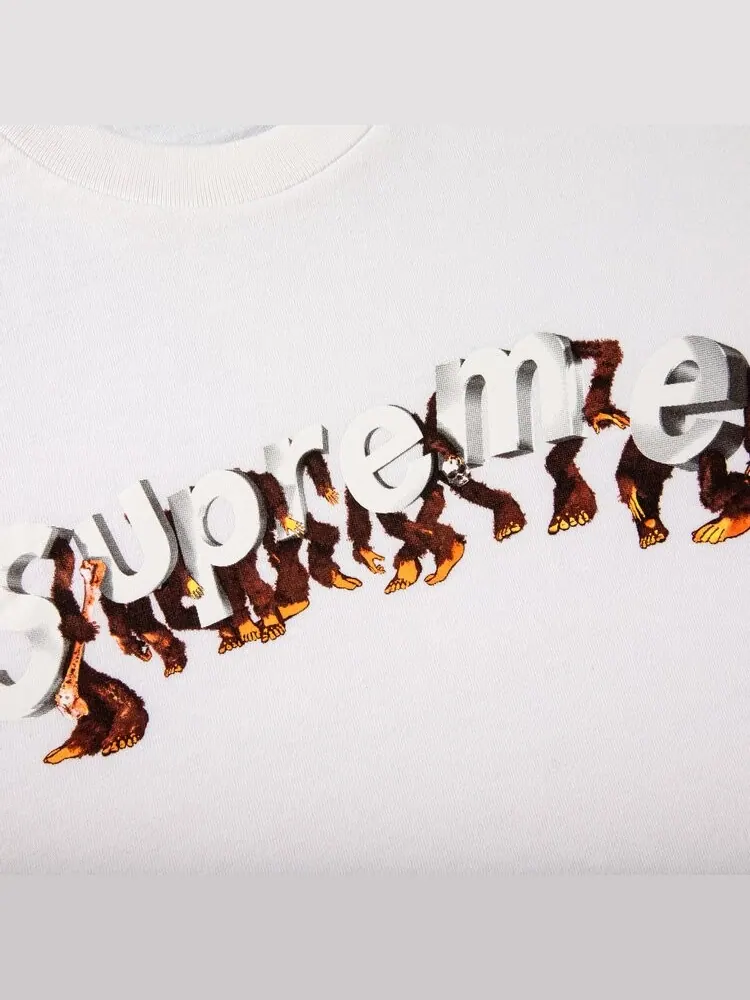 Футболка Supreme Apes Tee 'White' — изображение 2 из 2, белый