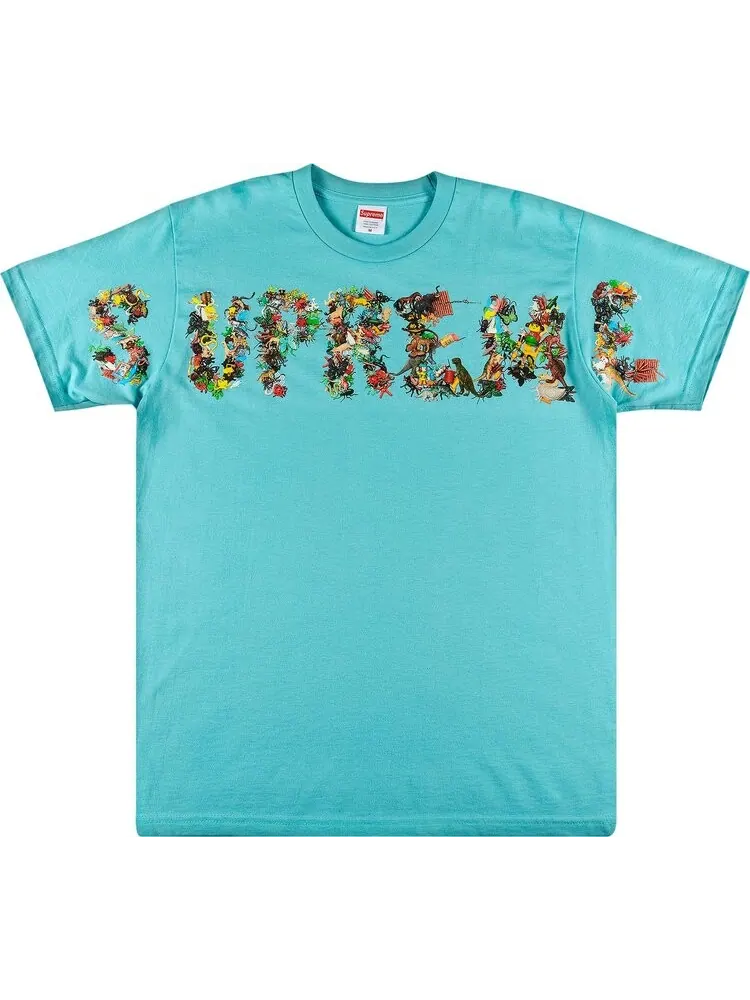 Футболка Supreme Toy Pile Tee 'Light Teal' — изображение 1 из 2, бирюзовый
