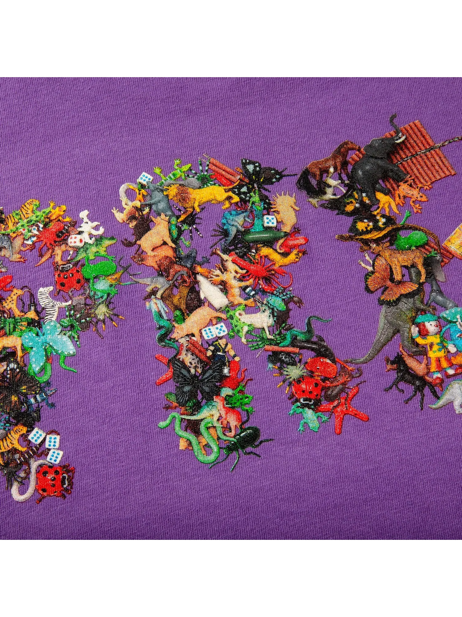 Футболка Supreme Toy Pile — изображение 2 из 2, фиолетовый