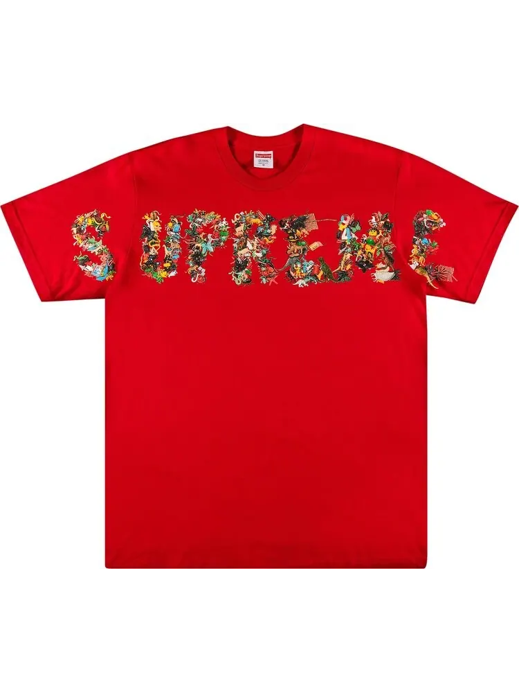 Футболка Supreme Toy Pile Tee 'Red' — изображение 1 из 2, красный
