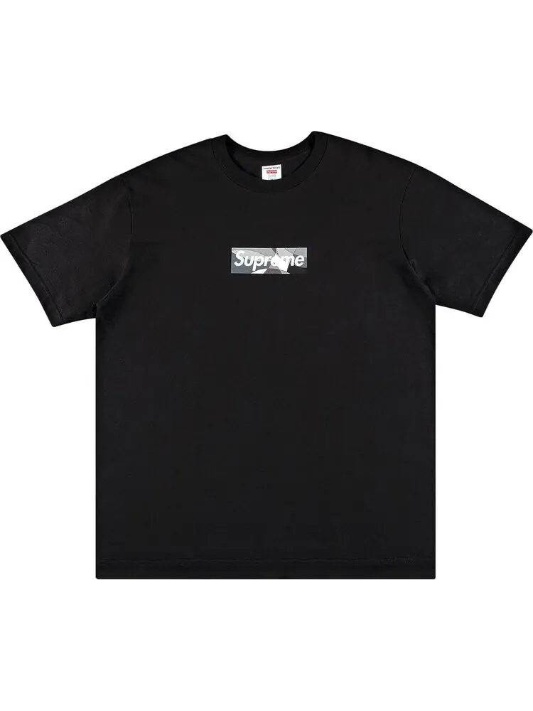 Футболка Supreme x Emilio Pucci Box Logo Tee 'Black/Black' — изображение 1 из 2, черный