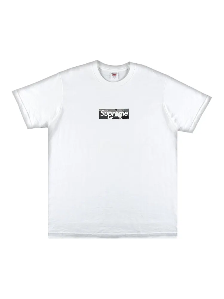 Футболка Supreme x Emilio Pucci Box Logo Tee 'White/Black' — изображение 1 из 2, белый