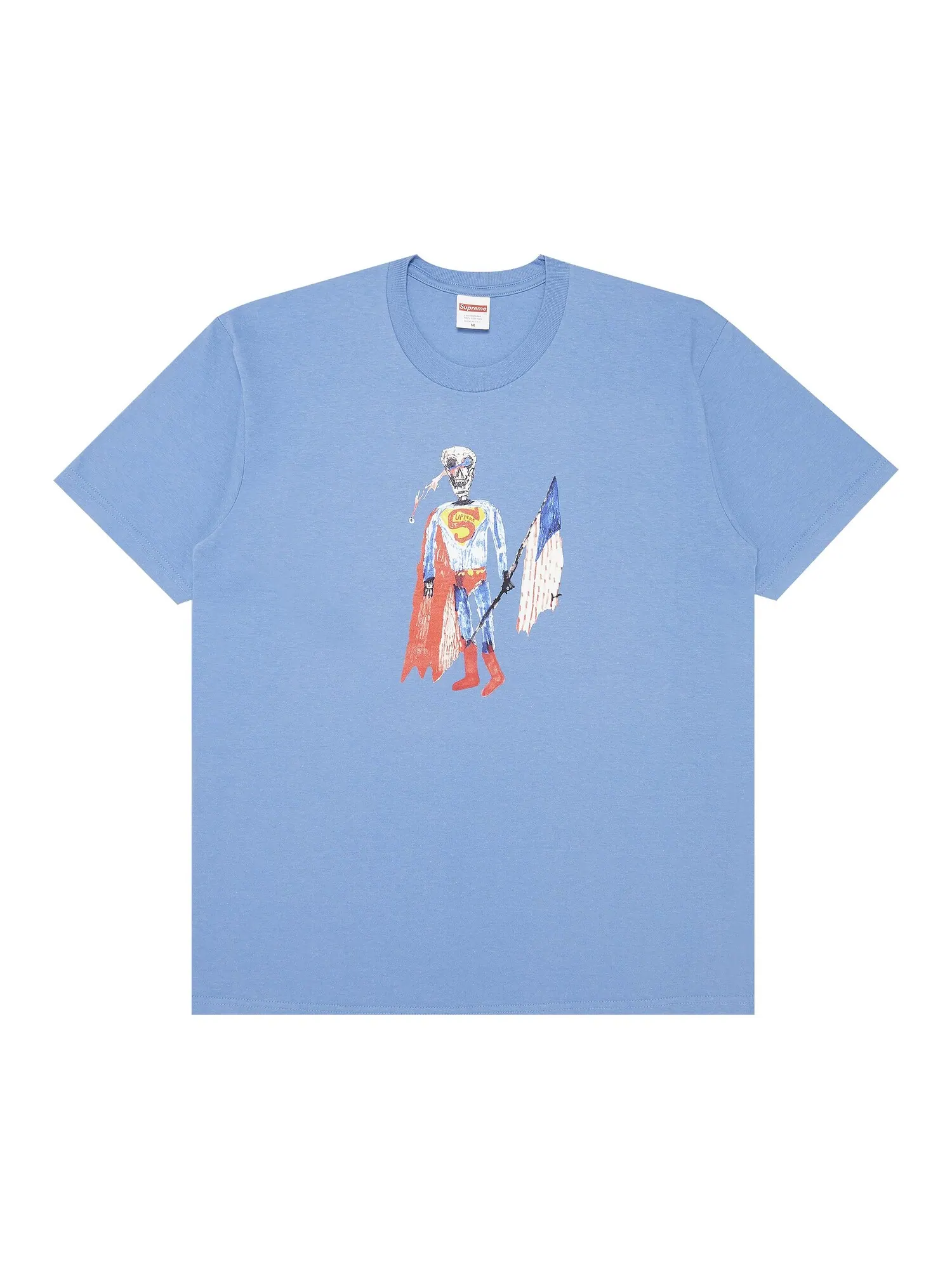 Футболка Supreme Skeleton Dusty Light Royal — изображение 1 из 3