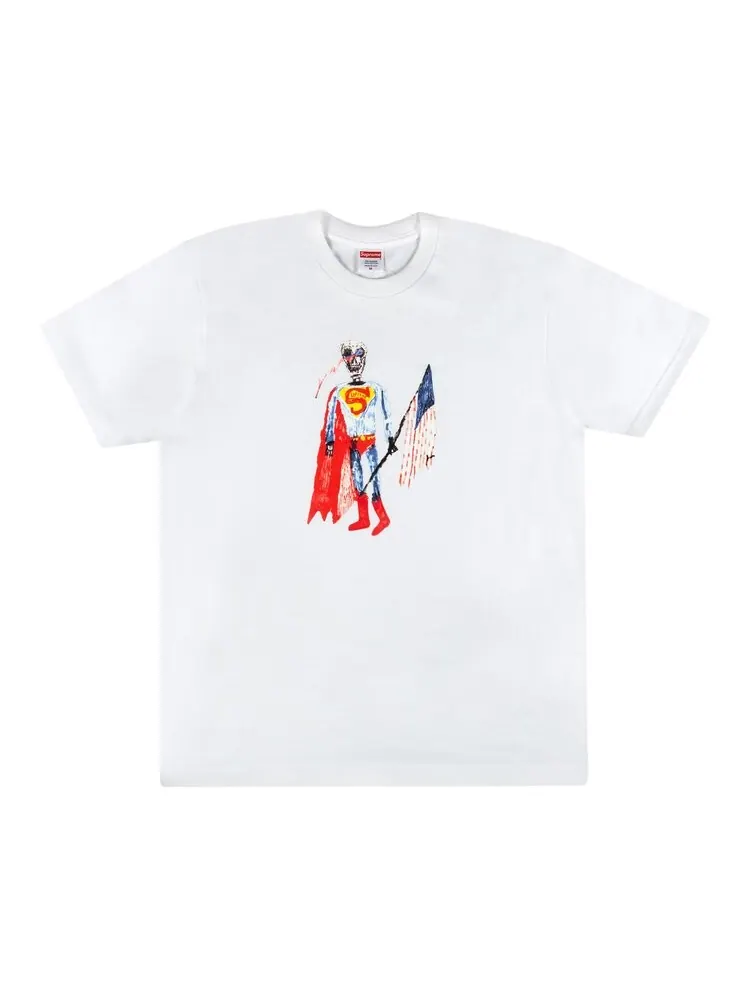 Футболка Supreme Skeleton Tee 'White' — изображение 1 из 2, белый