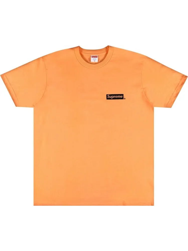 Футболка Supreme Spiral Tee 'Peach' — изображение 1 из 3, оранжевый