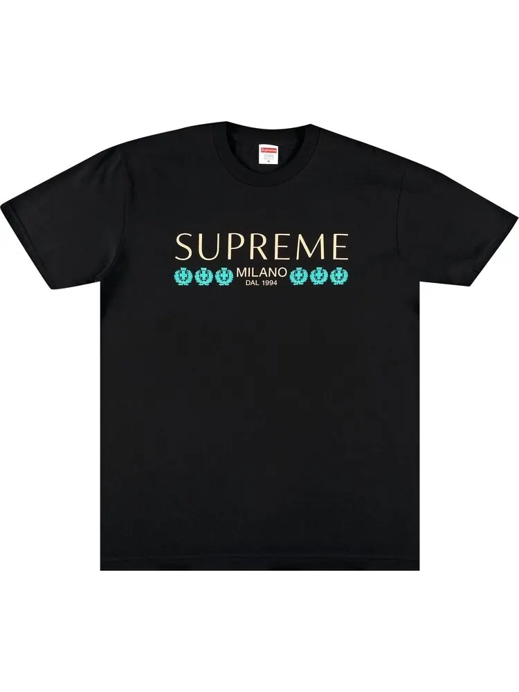Футболка Supreme Milano Tee 'Black' — изображение 1 из 2, черный