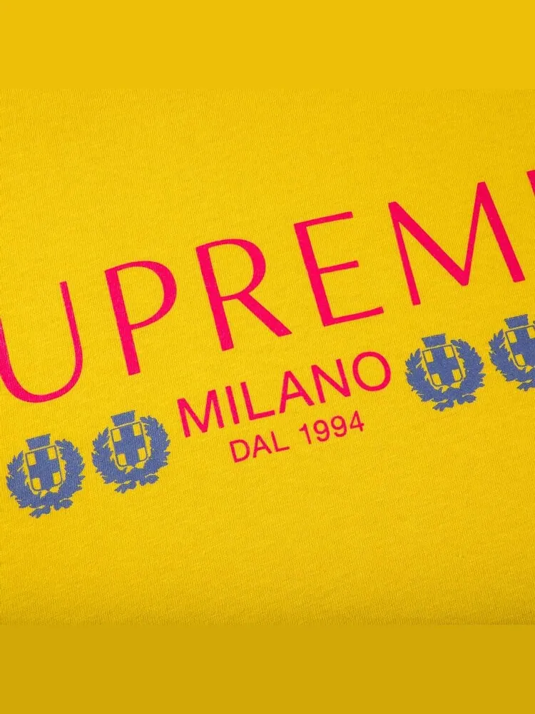 Футболка Supreme Milano Tee 'Yellow' — изображение 2 из 2, желтый