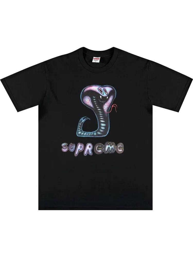Футболка Supreme Snake Tee 'Black' — изображение 1 из 2, черный