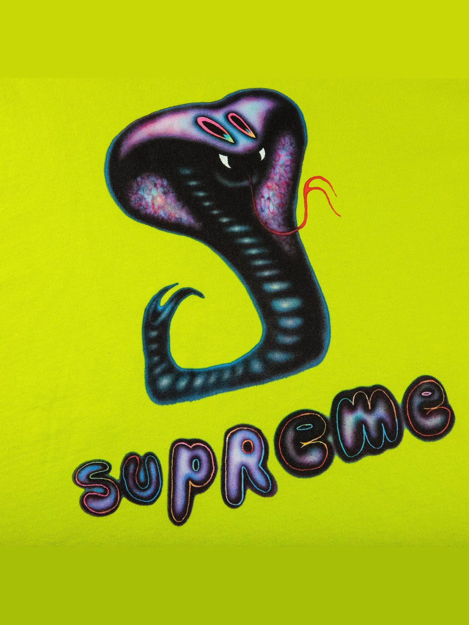 Футболка Supreme Snake — изображение 2 из 2, зеленый