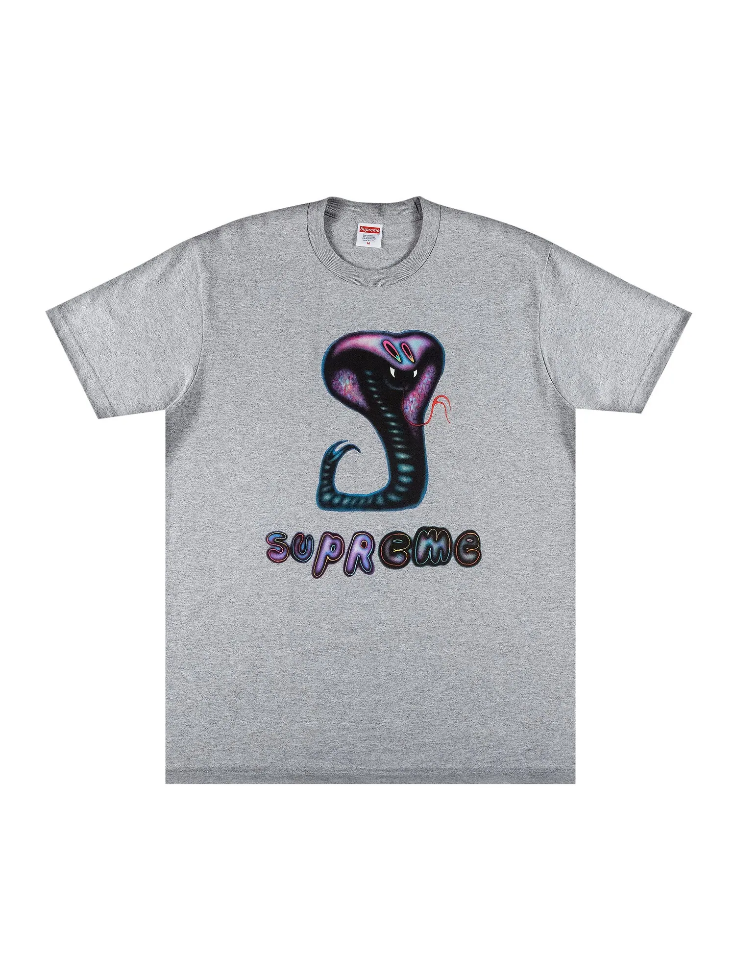 Футболка Supreme Snake Heather Grey — изображение 1 из 2