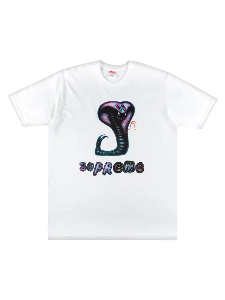 Футболка Supreme Snake Tee 'White' — изображение 1 из 2, белый