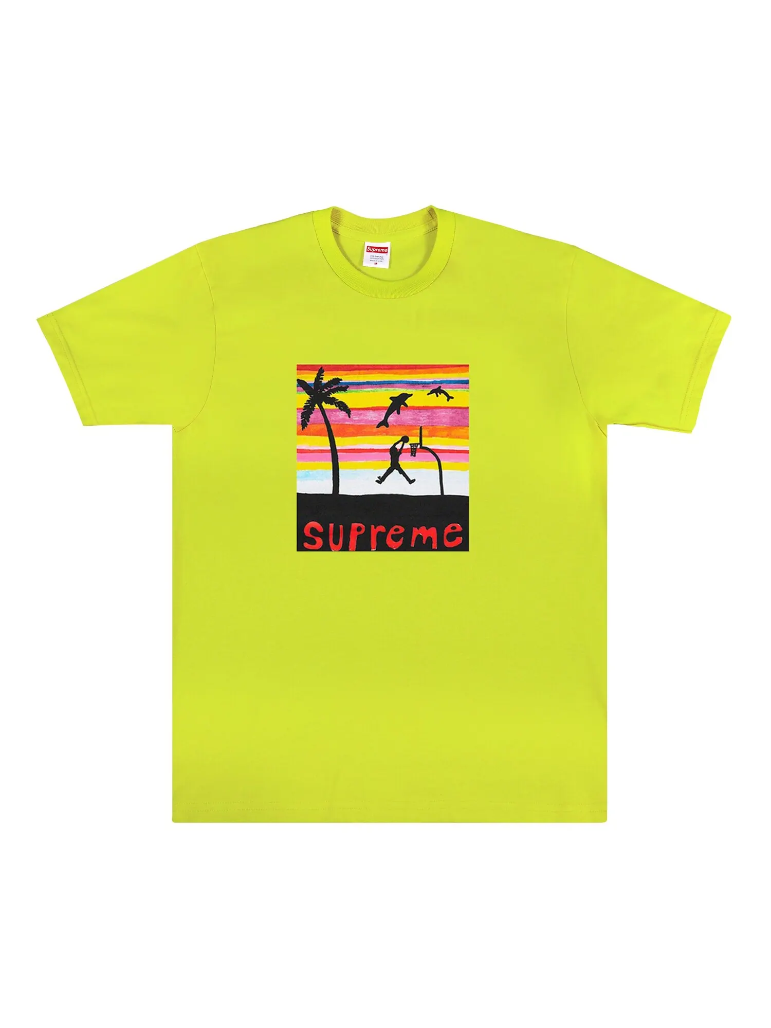 Футболка Supreme Dunk — изображение 1 из 1, зеленый