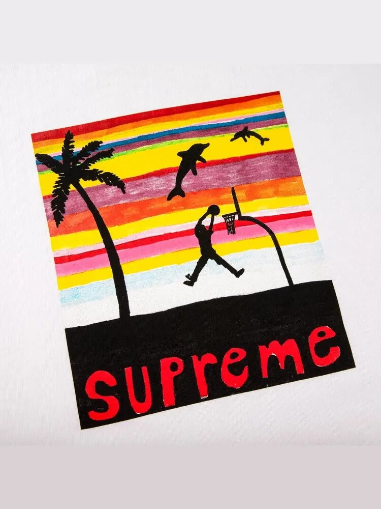 Футболка Supreme Dunk Tee 'White' — изображение 2 из 2, белый