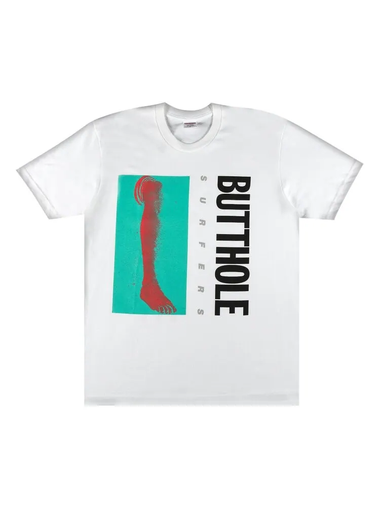 Футболка Supreme x Butthole Surfers Leg Tee 'White' — изображение 1 из 3, белый