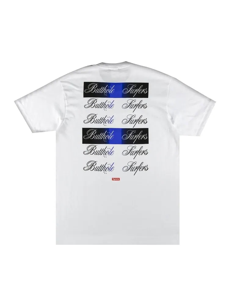 Футболка Supreme x Butthole Surfers Tee 'White' — изображение 2 из 3, белый