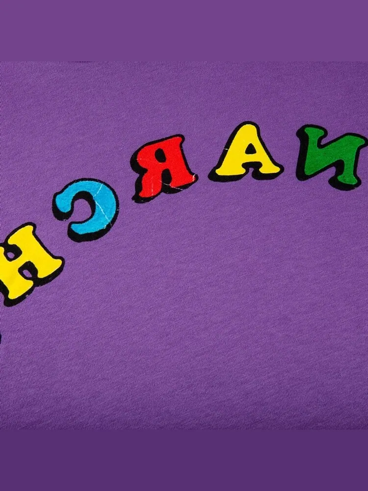 Футболка Supreme x Jamie Reid Anarchy Tee 'Purple' — изображение 3 из 3, фиолетовый