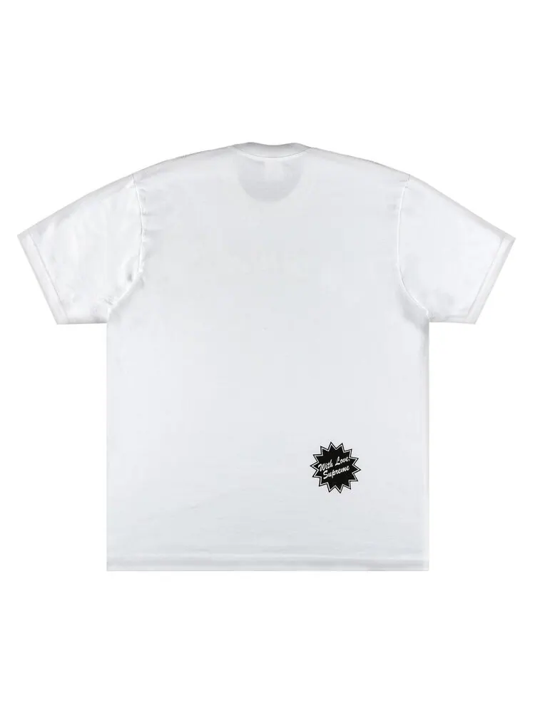 Футболка Supreme x Jamie Reid Anarchy Tee 'White' — изображение 2 из 3, белый