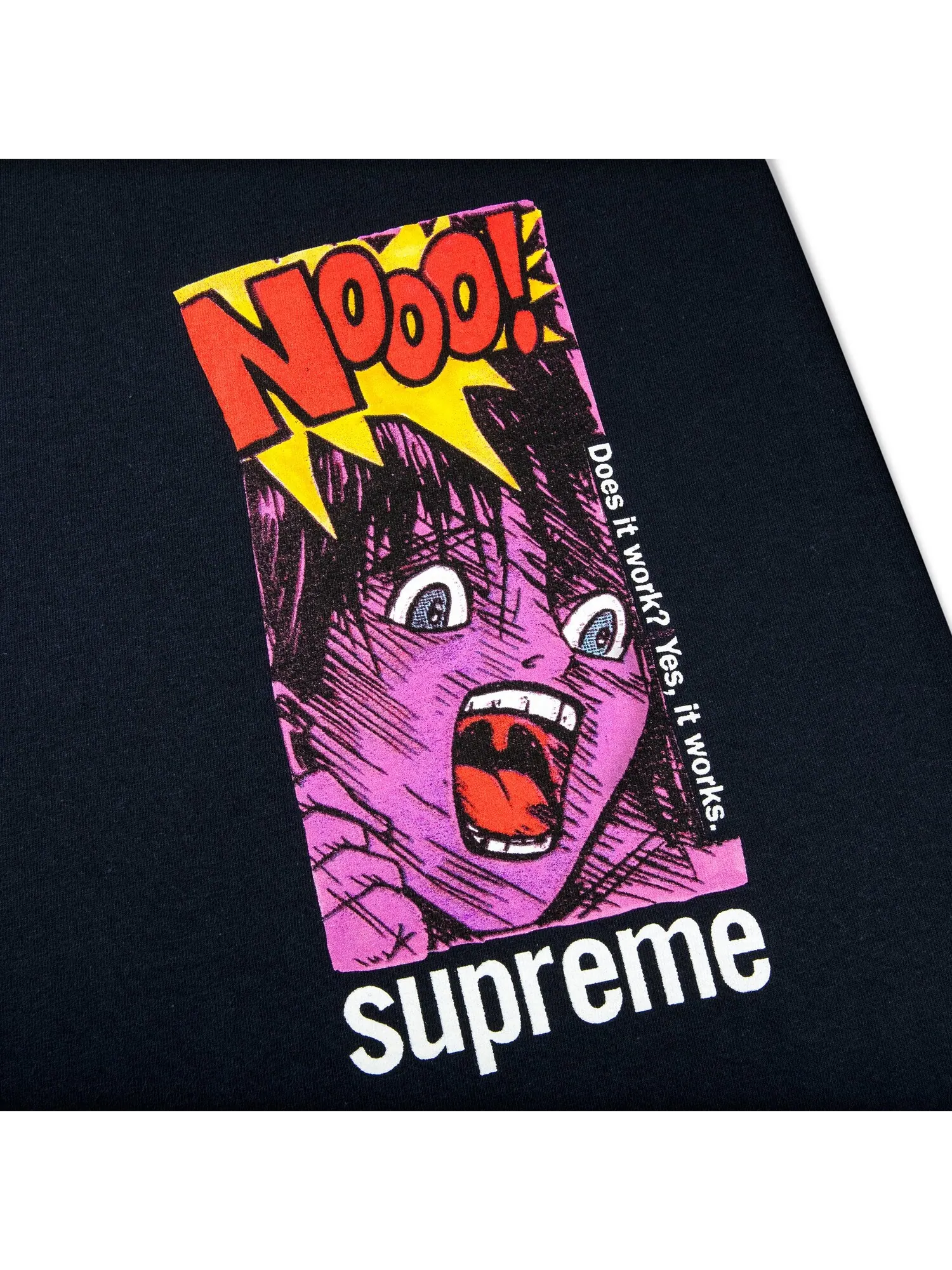 Футболка Supreme Does It Work темно-синего цвета — изображение 2 из 2