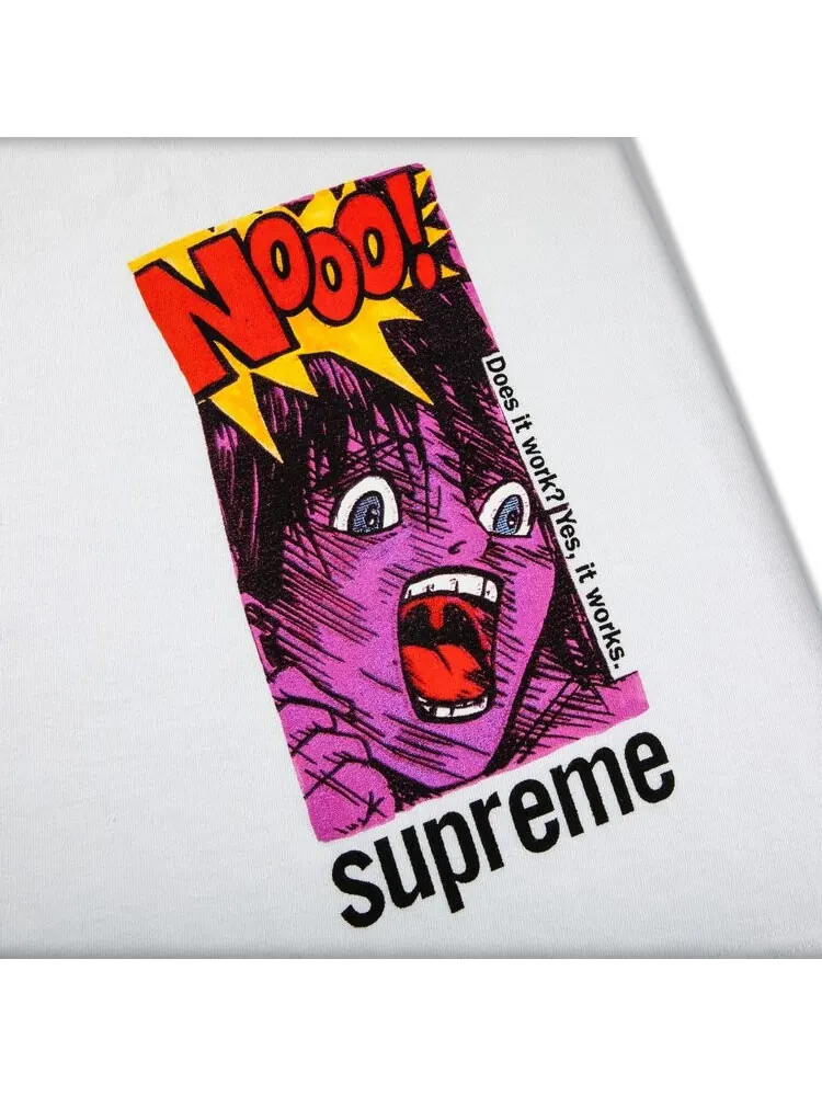Футболка Supreme Does It Work Tee 'White' — изображение 2 из 2, белый