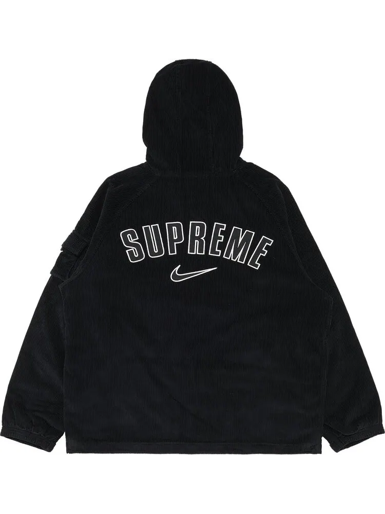 Куртка Supreme x Nike Arc Corduroy Hooded — изображение 2 из 3, черный