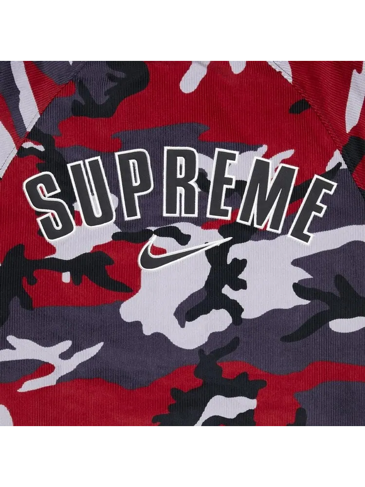 Куртка Supreme x Nike Arc Corduroy Hooded Jacket 'Red Camo' — изображение 3 из 3, красный
