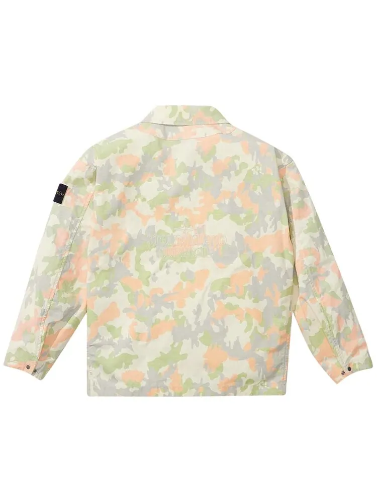 Куртка Supreme x Stone Island Reactive Ice Camo Ripstop Jacket — изображение 2 из 3, бежевый