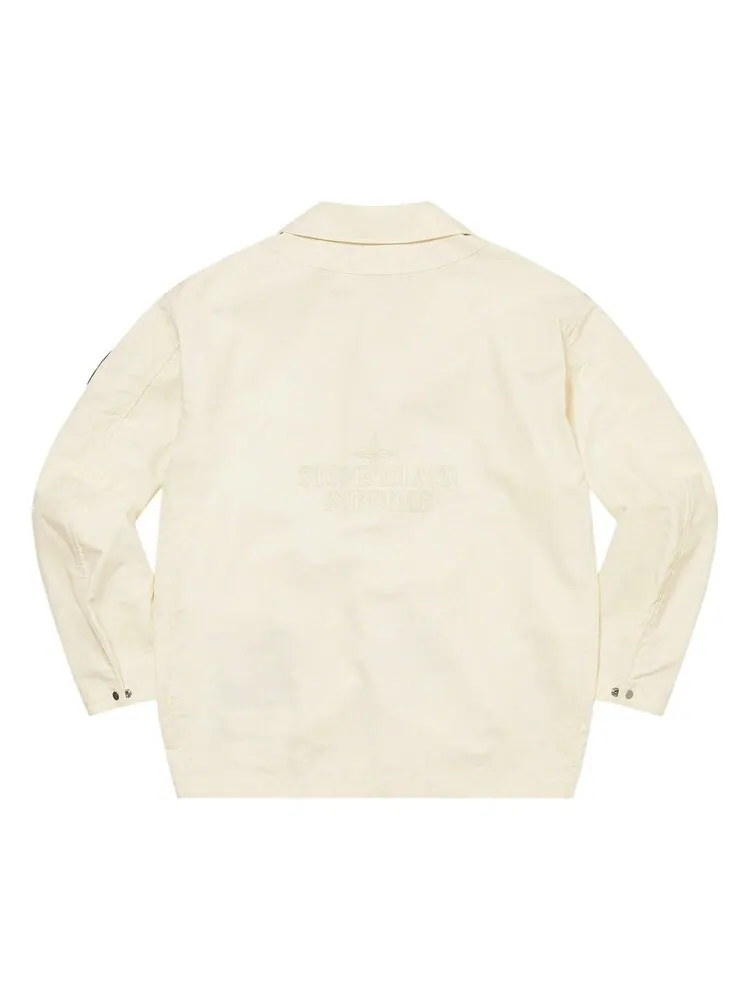 Куртка Supreme x Stone Island Reactive Ice Camo Ripstop Jacket — изображение 3 из 3, бежевый