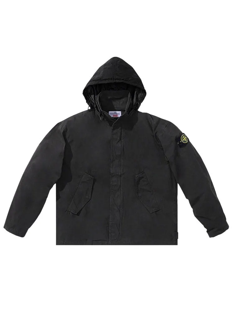 Куртка Supreme x Stone Island Cotton Cordura Shell Jacket — изображение 1 из 3, черный