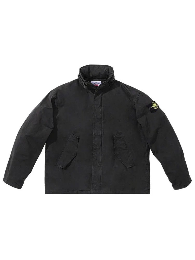 Куртка Supreme x Stone Island Cotton Cordura Shell Jacket — изображение 3 из 3, черный