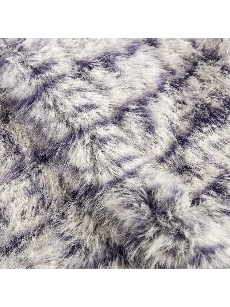Пальто Supreme Faux Fur Hooded Coat 'Purple' — изображение 2 из 2, фиолетовый